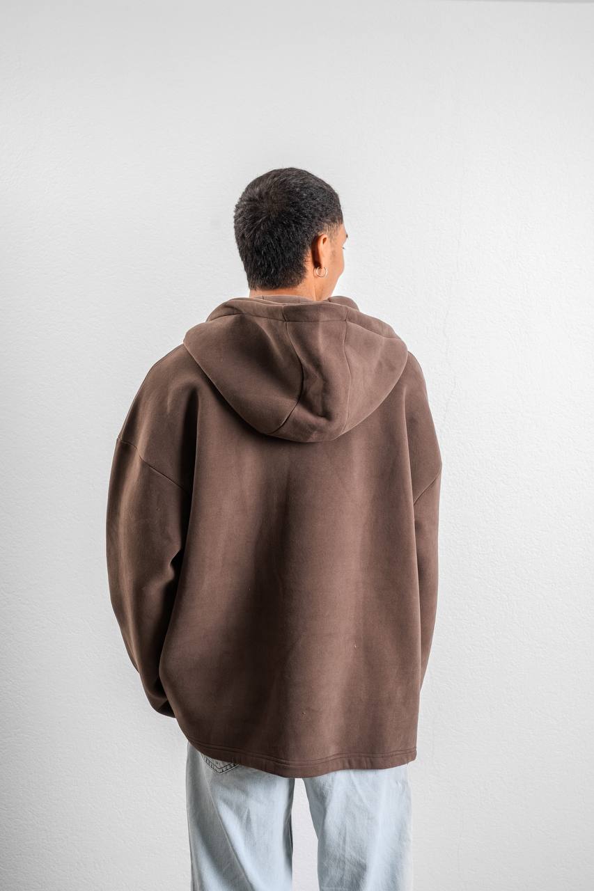 Zippered Hooded Sweatshirt BRZ-71024