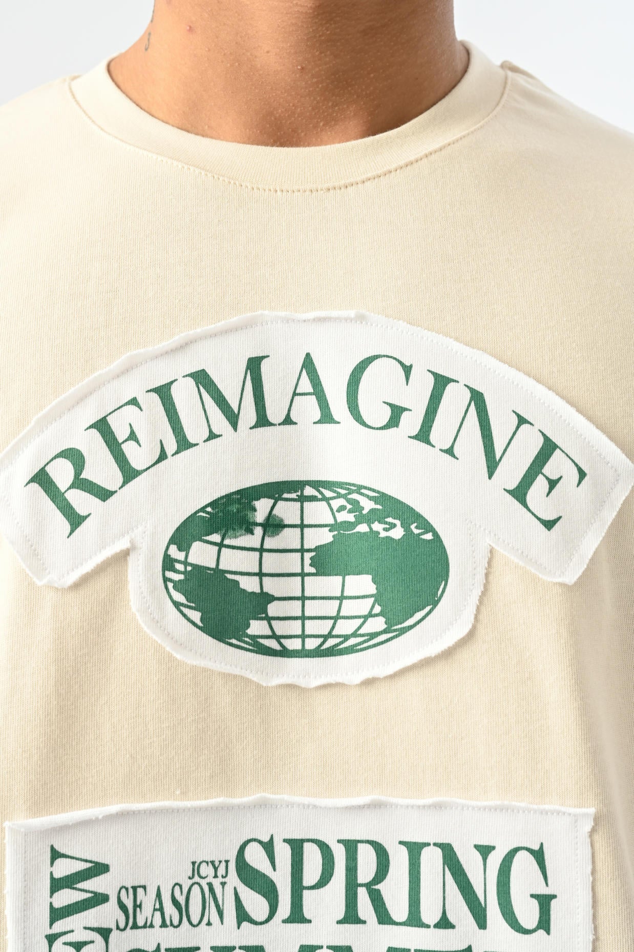 Reimagine Detailed Oversize T-shirt JJ-25Y18