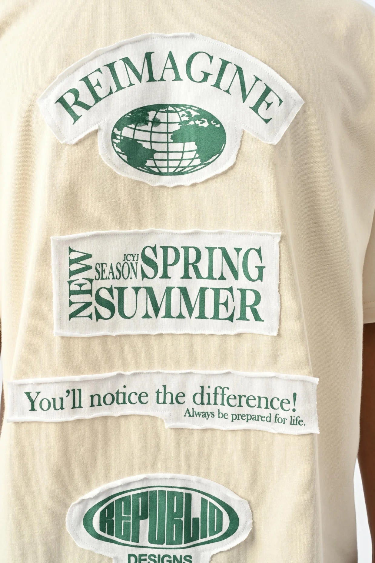 Reimagine Detailed Oversize T-shirt JJ-25Y18