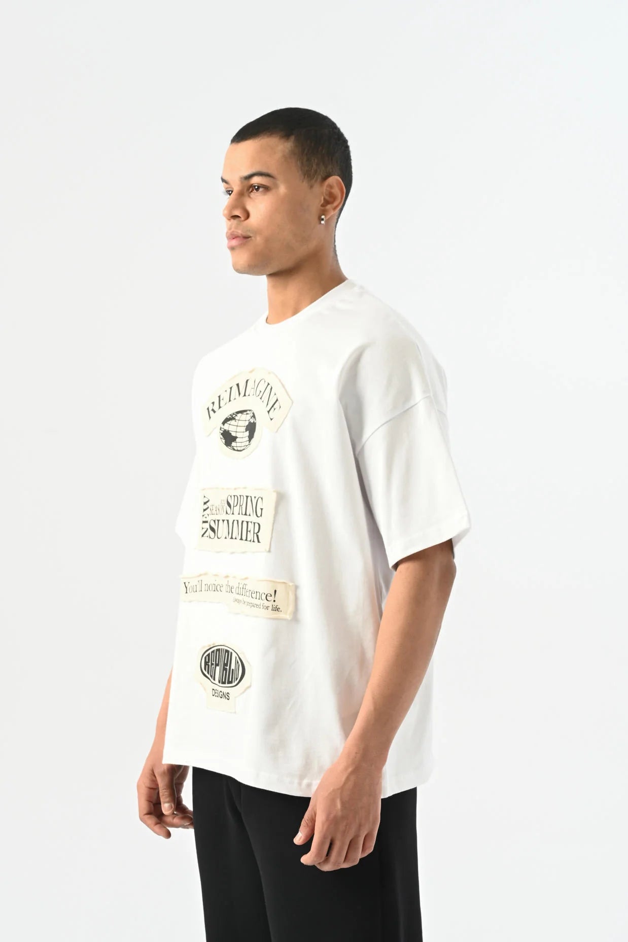 Reimagine Detailed Oversize T-shirt JJ-25Y18