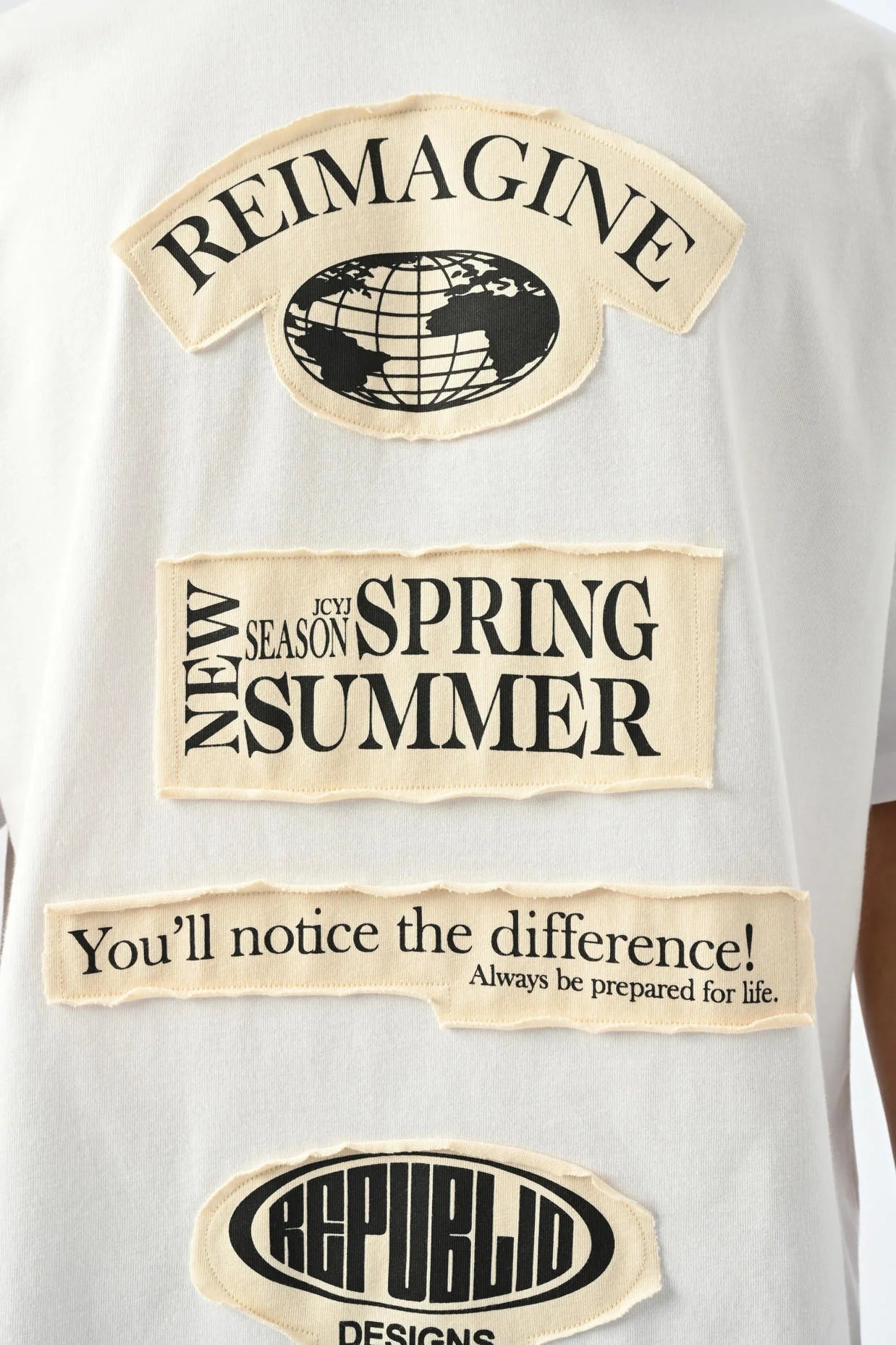 Reimagine Detailed Oversize T-shirt JJ-25Y18