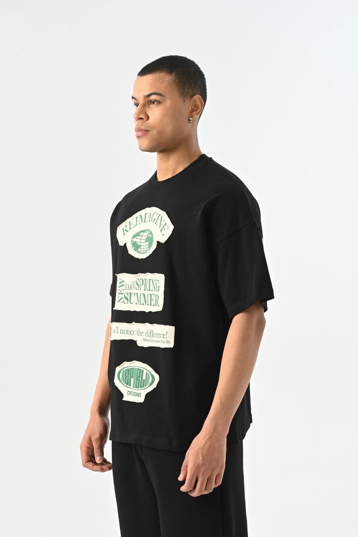 Reimagine Detailed Oversize T-shirt JJ-25Y18