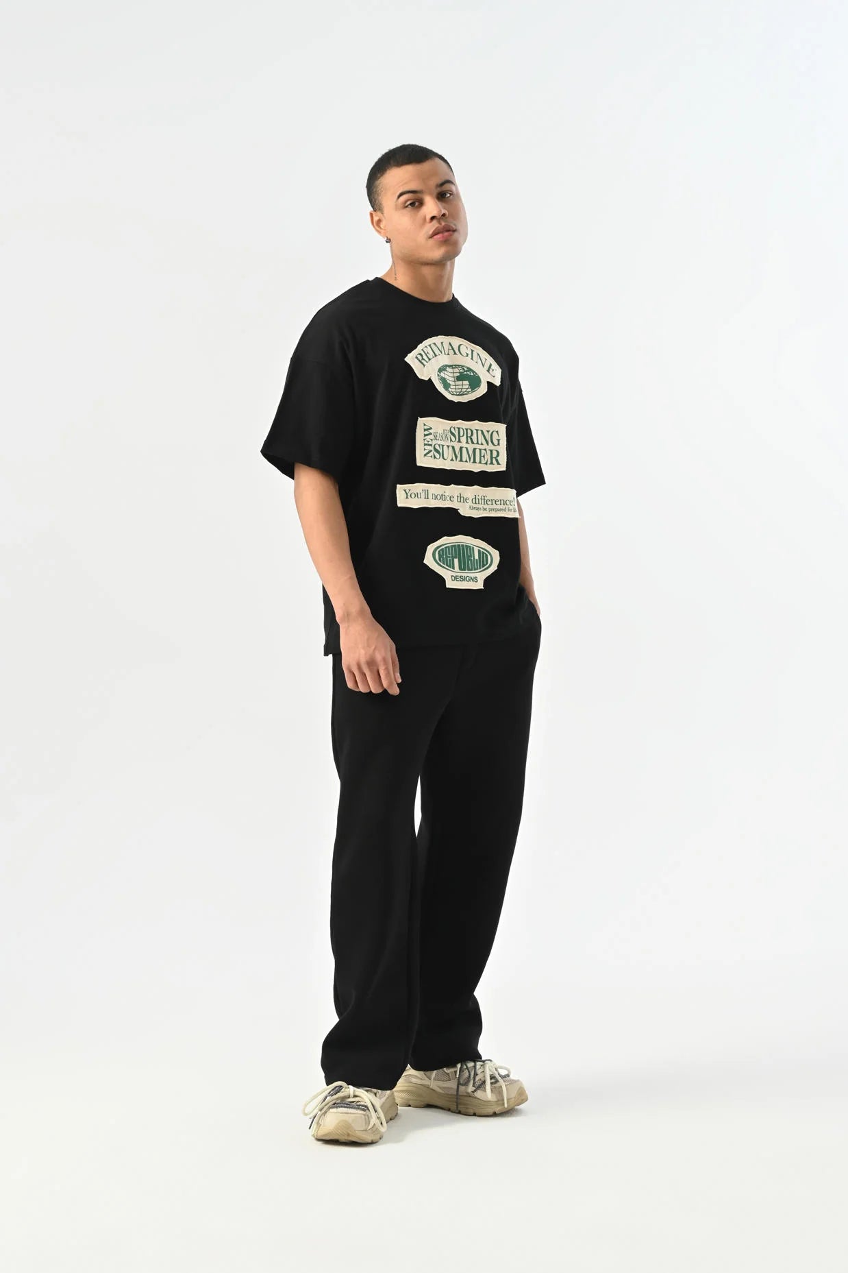 Reimagine Detailed Oversize T-shirt JJ-25Y18