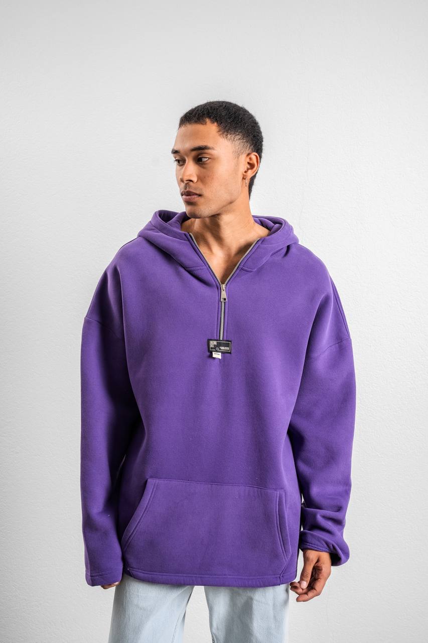 Zippered Hooded Sweatshirt BRZ-71024