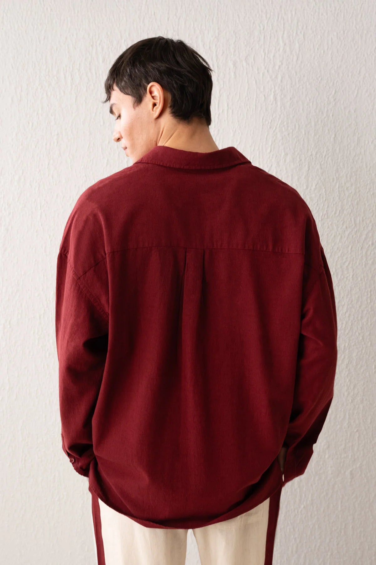 100% Cotton Flowy Linen Shirt