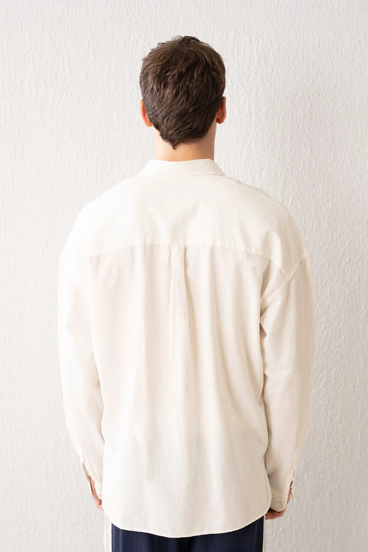 100% Cotton Flowy Linen Shirt