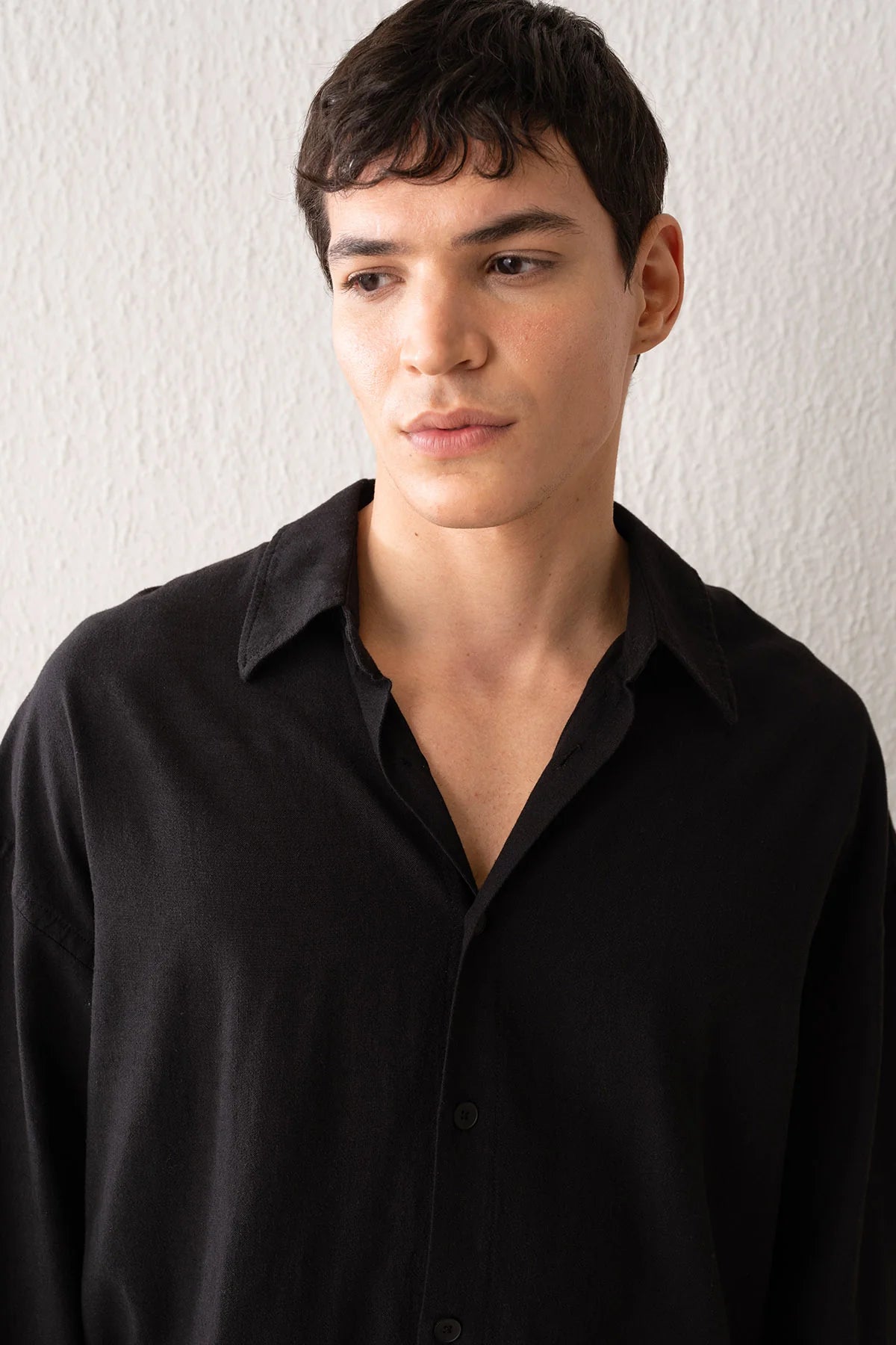 100% Cotton Flowy Linen Shirt