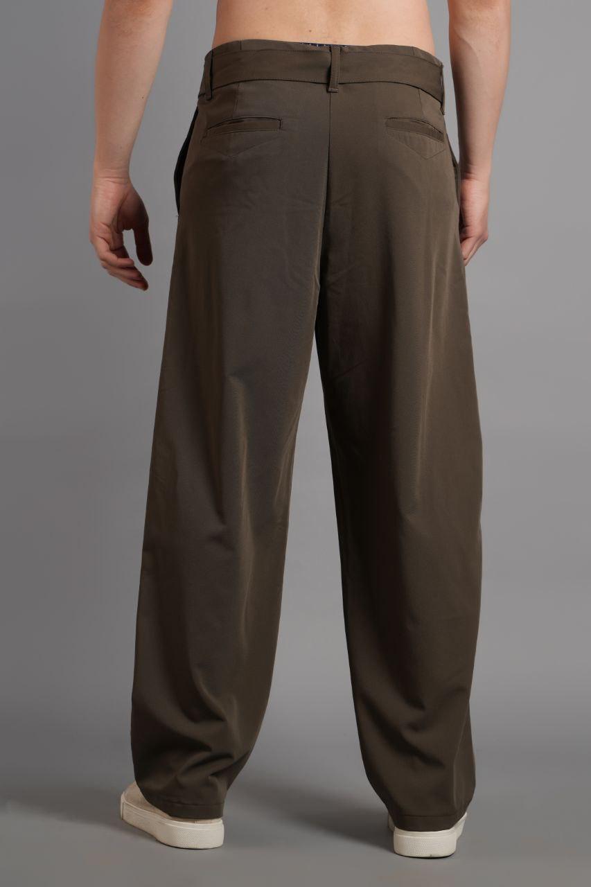 Baggy Waist Belted Trousers YP-PAN25007