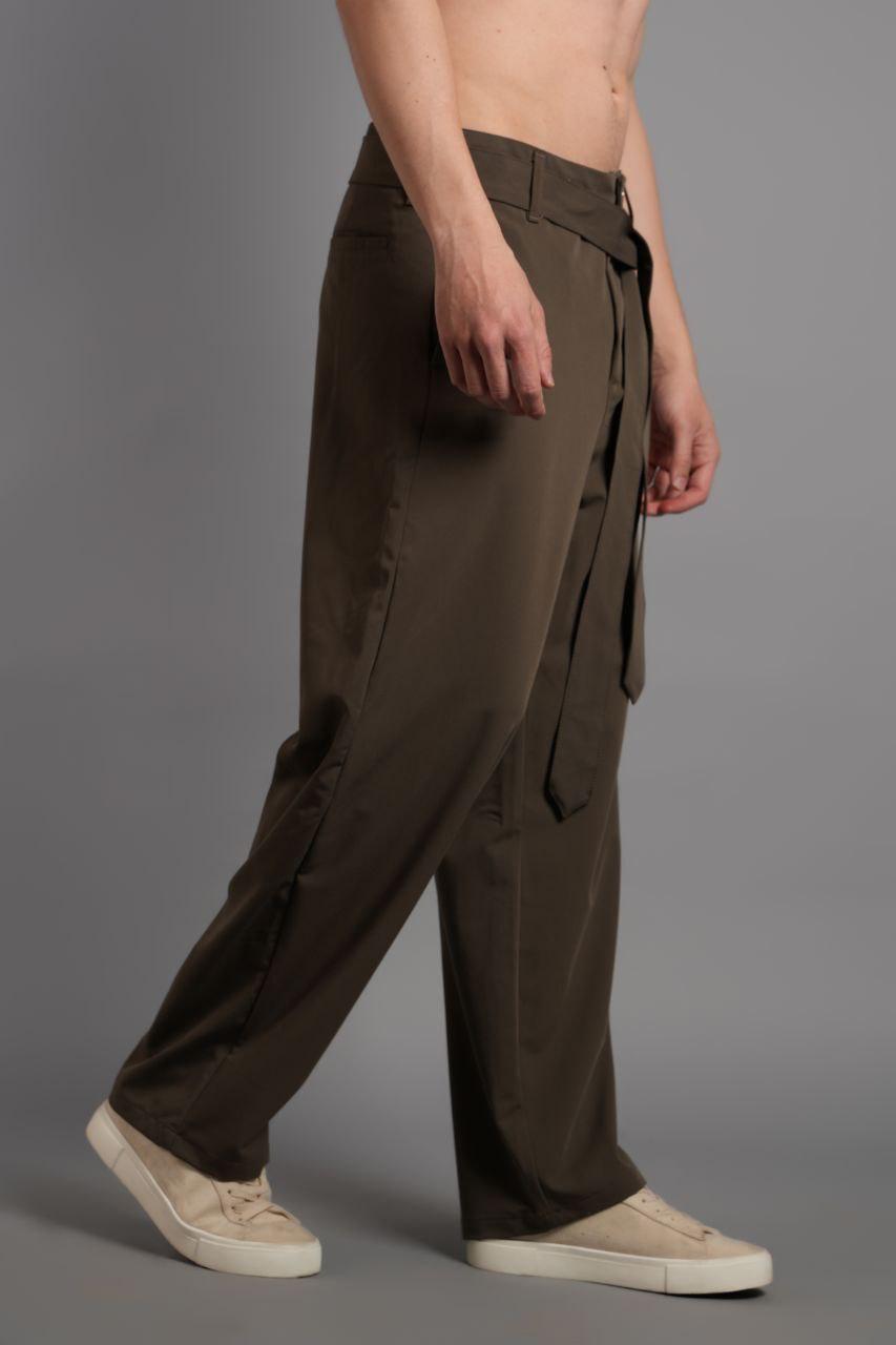 Baggy Waist Belted Trousers YP-PAN25007