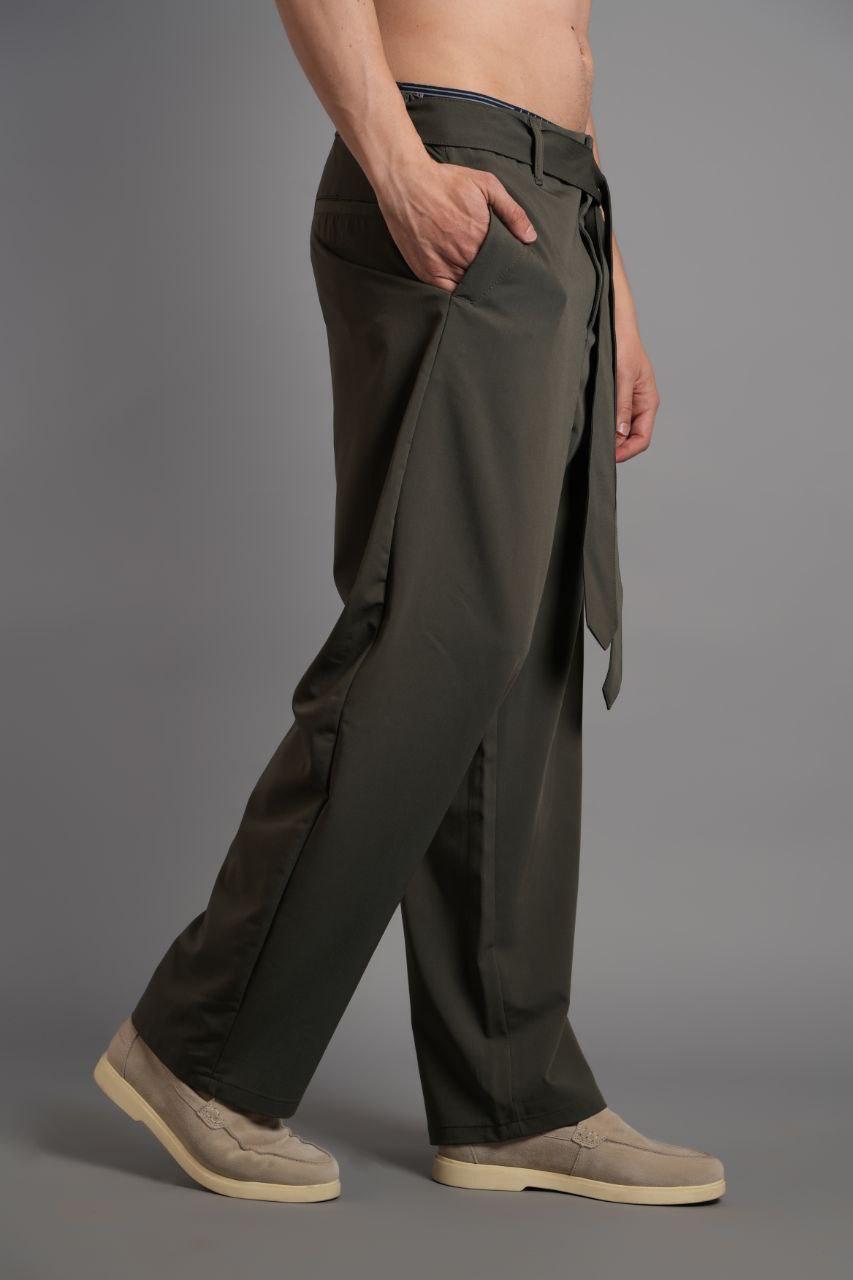 Baggy Waist Belted Trousers YP-PAN25007