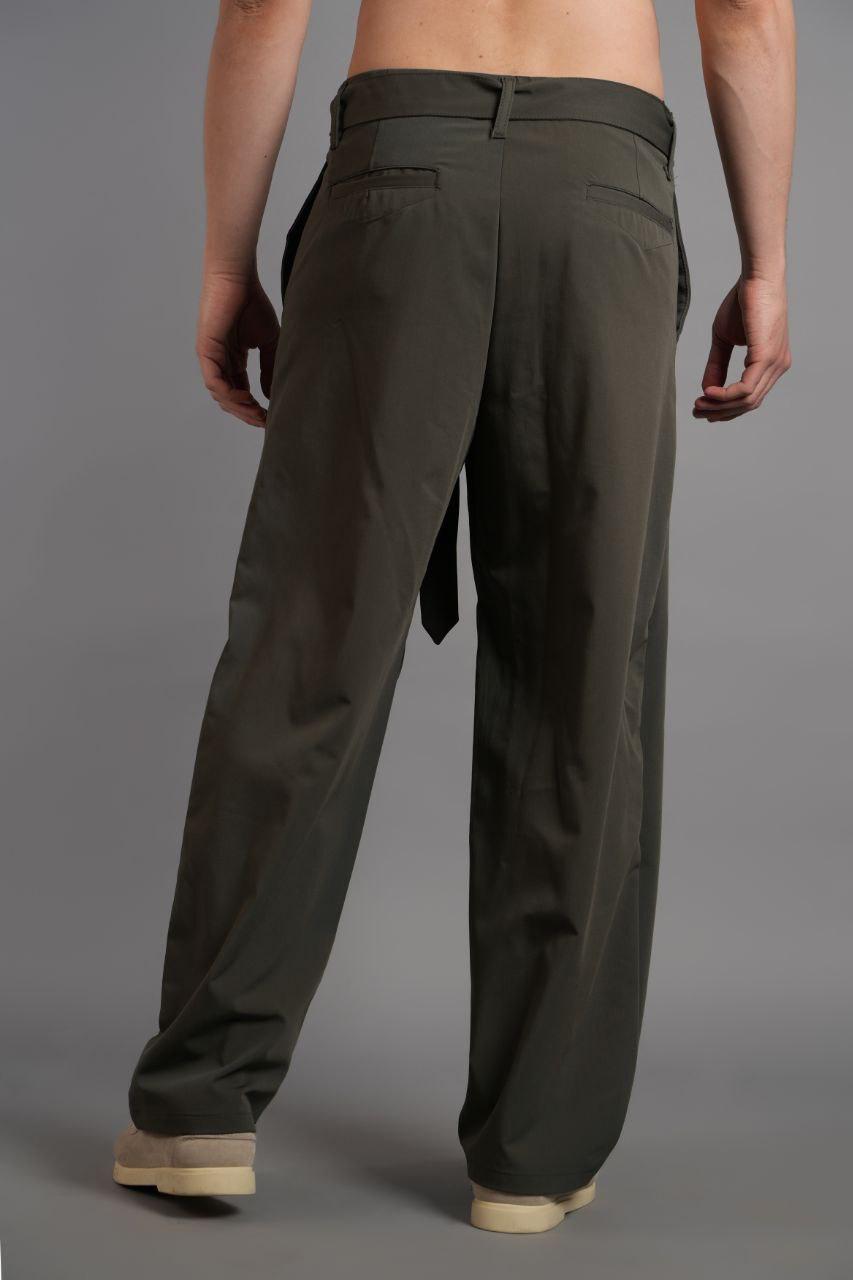 Baggy Waist Belted Trousers YP-PAN25007