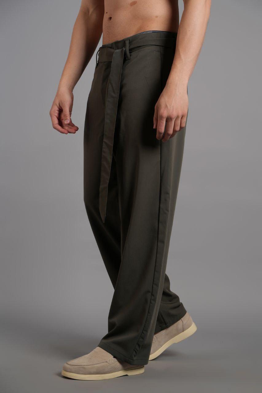 Baggy Waist Belted Trousers YP-PAN25007