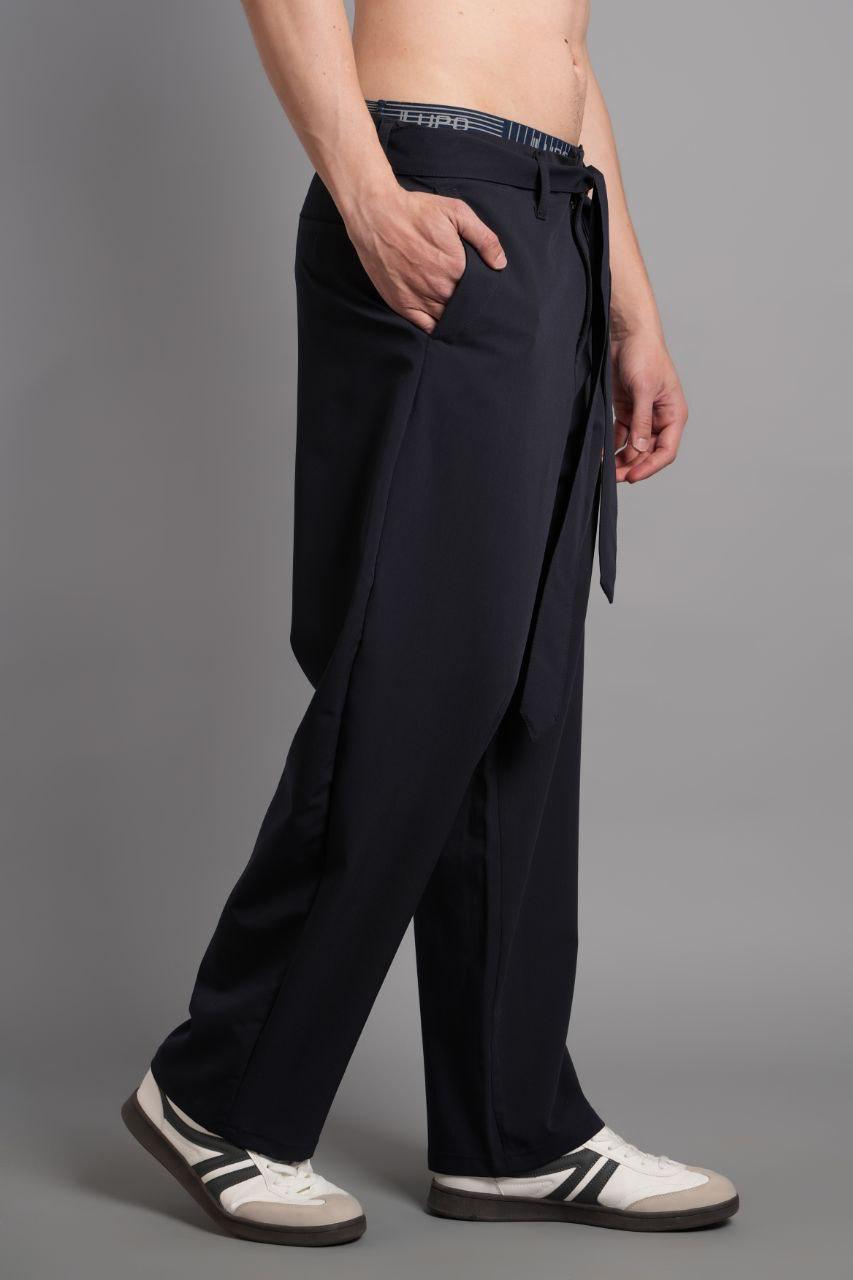 Baggy Waist Belted Trousers YP-PAN25007