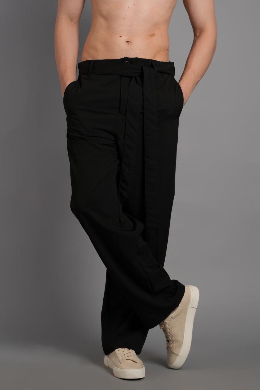 Baggy Waist Belted Trousers YP-PAN25007