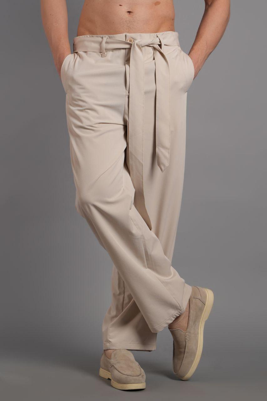 Baggy Waist Belted Trousers YP-PAN25007