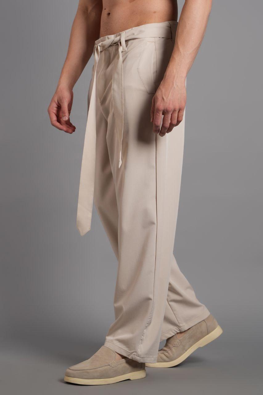 Baggy Waist Belted Trousers YP-PAN25007