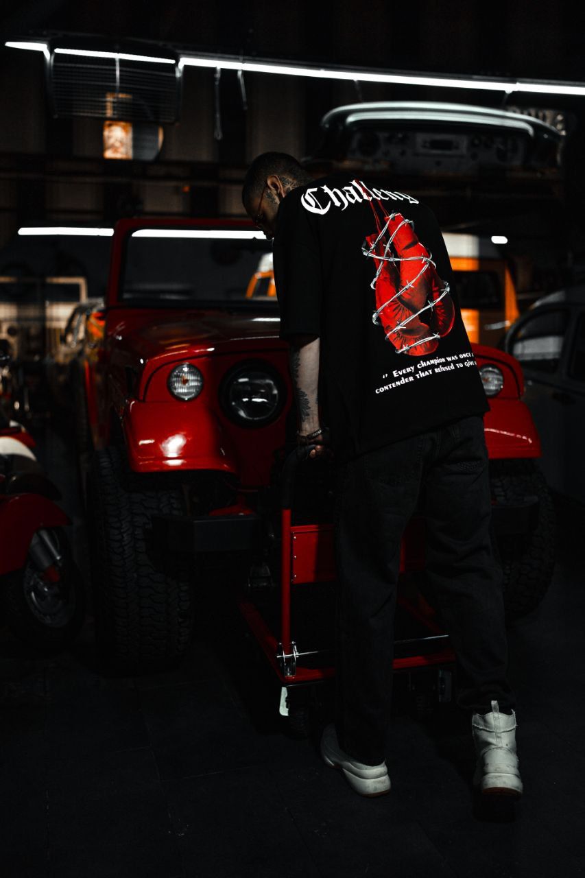 Challenge Printed Oversize T-shirt