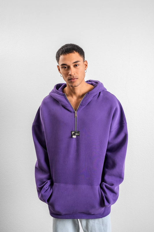 Zippered Hooded Sweatshirt BRZ-71024