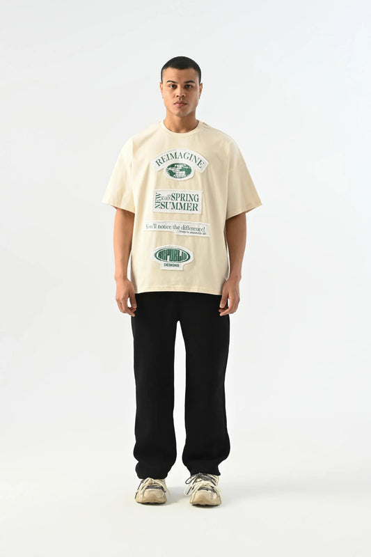 Reimagine Detailed Oversize T-shirt JJ-25Y18