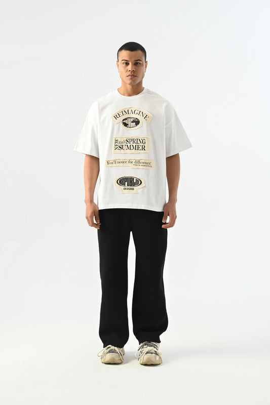Reimagine Detailed Oversize T-shirt JJ-25Y18