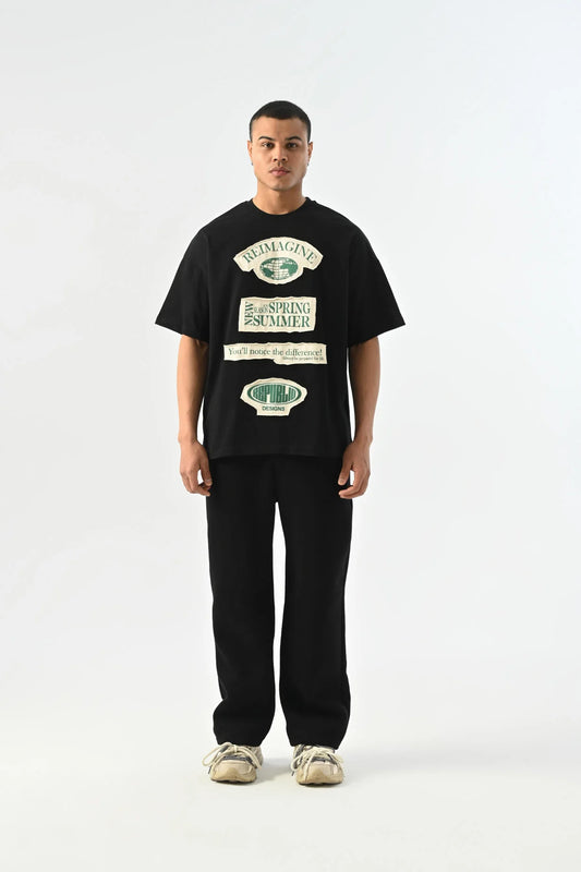 Reimagine Detailed Oversize T-shirt JJ-25Y18