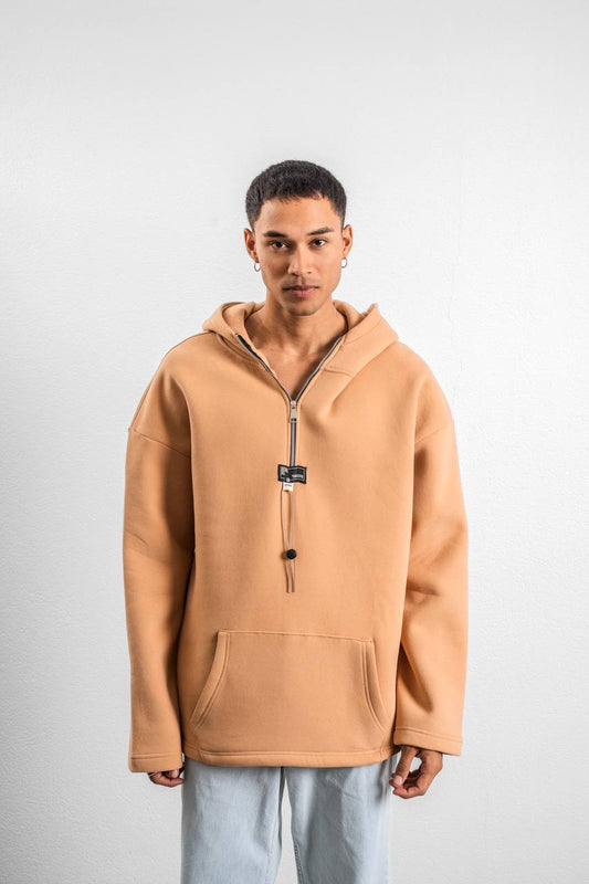 Zippered Hooded Sweatshirt BRZ-71024