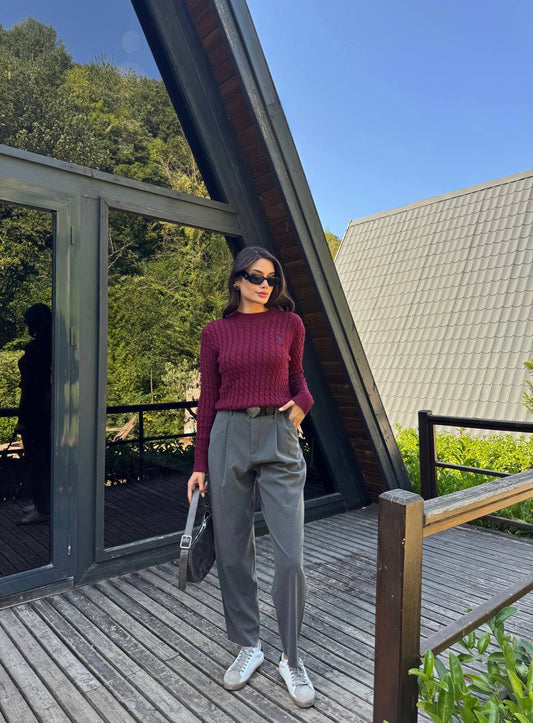 Polo Ralph Lauren Kadın Kırmızı Kazak