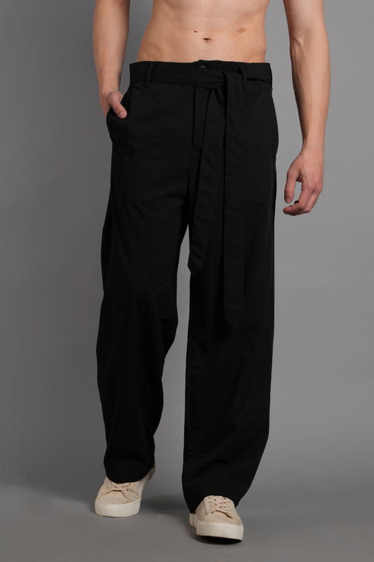 Baggy Waist Belted Trousers YP-PAN25007